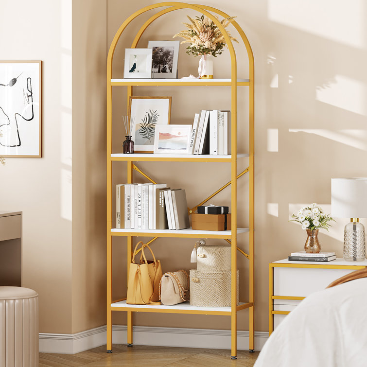 Etagere gold outlet bookcase